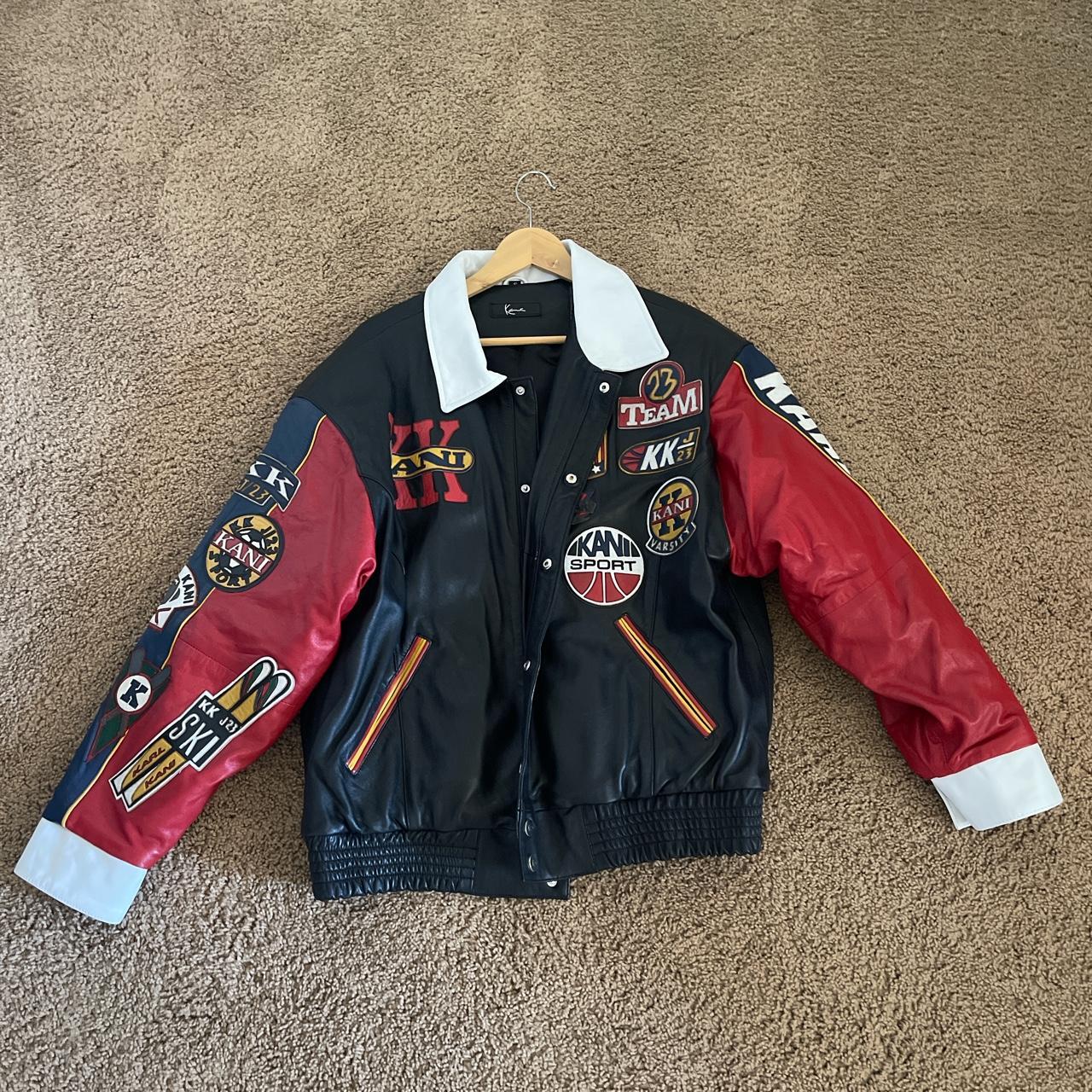 Original price $1500 Karl kani leather jacket! I got... - Depop