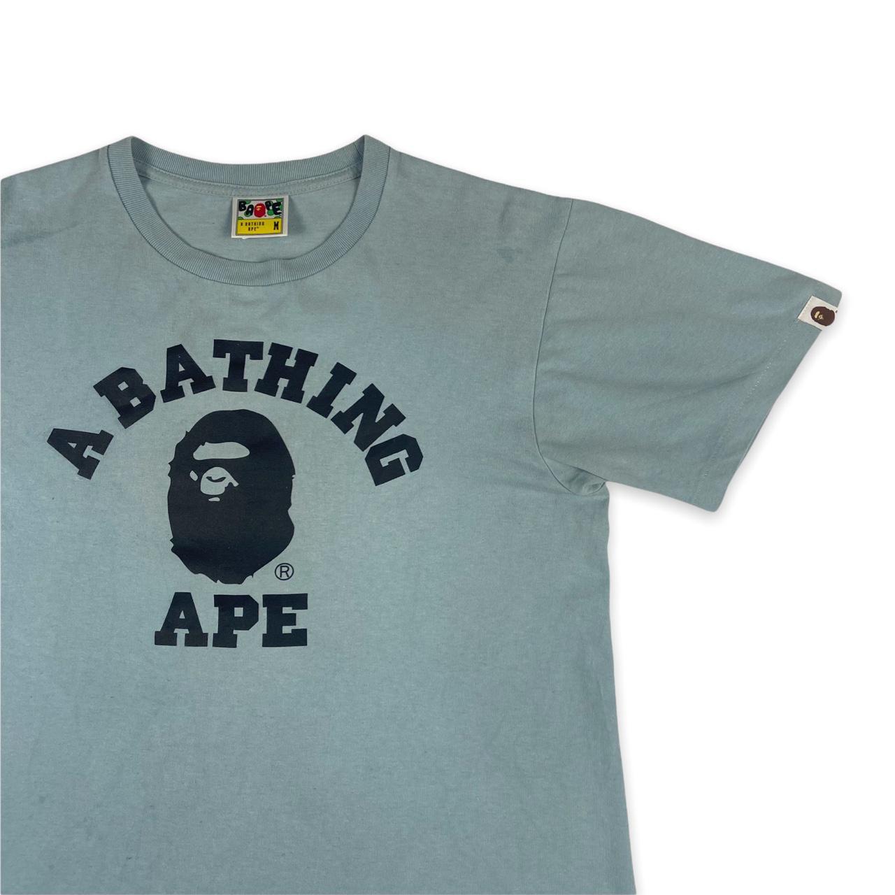 baby blue bape shirt