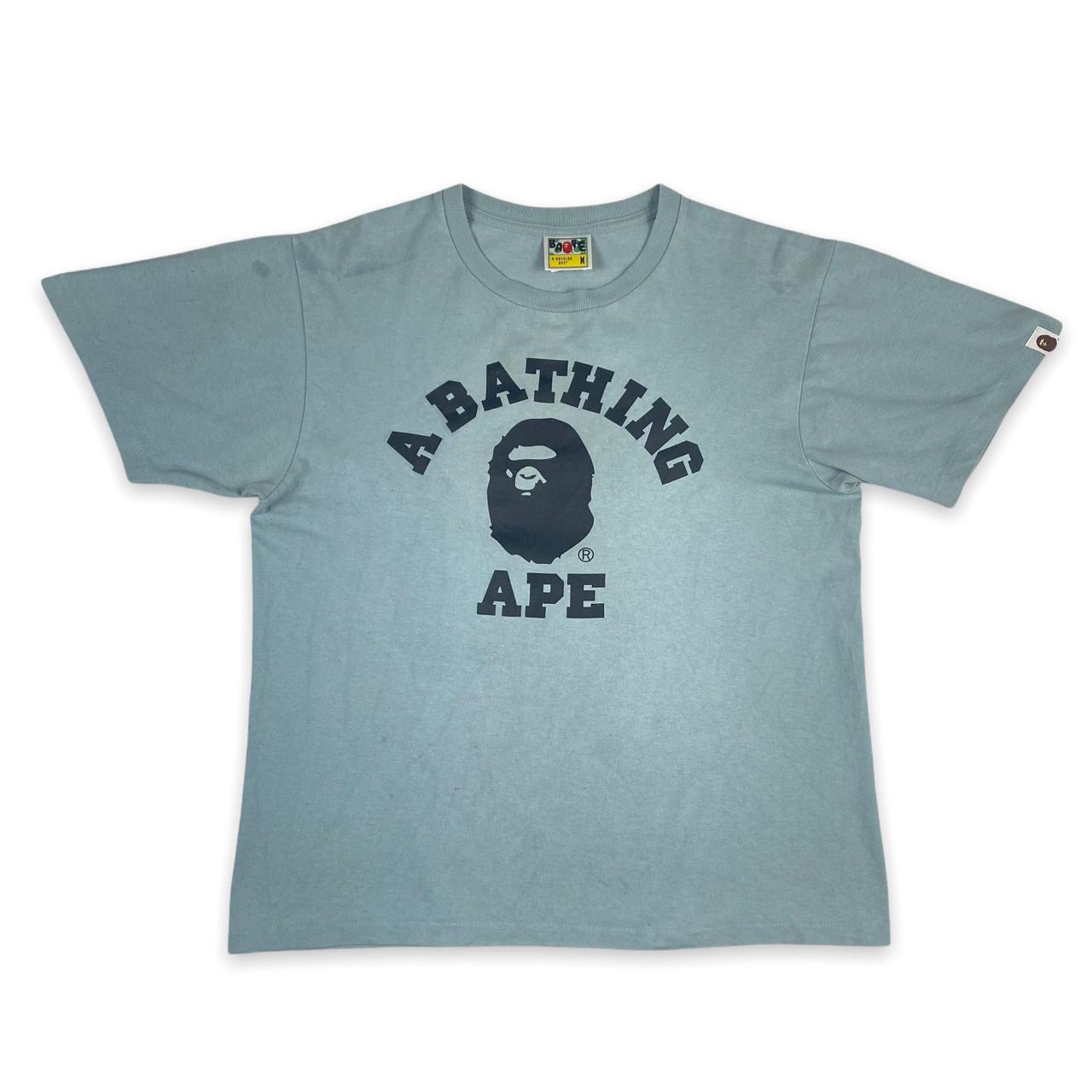 baby blue bape shirt