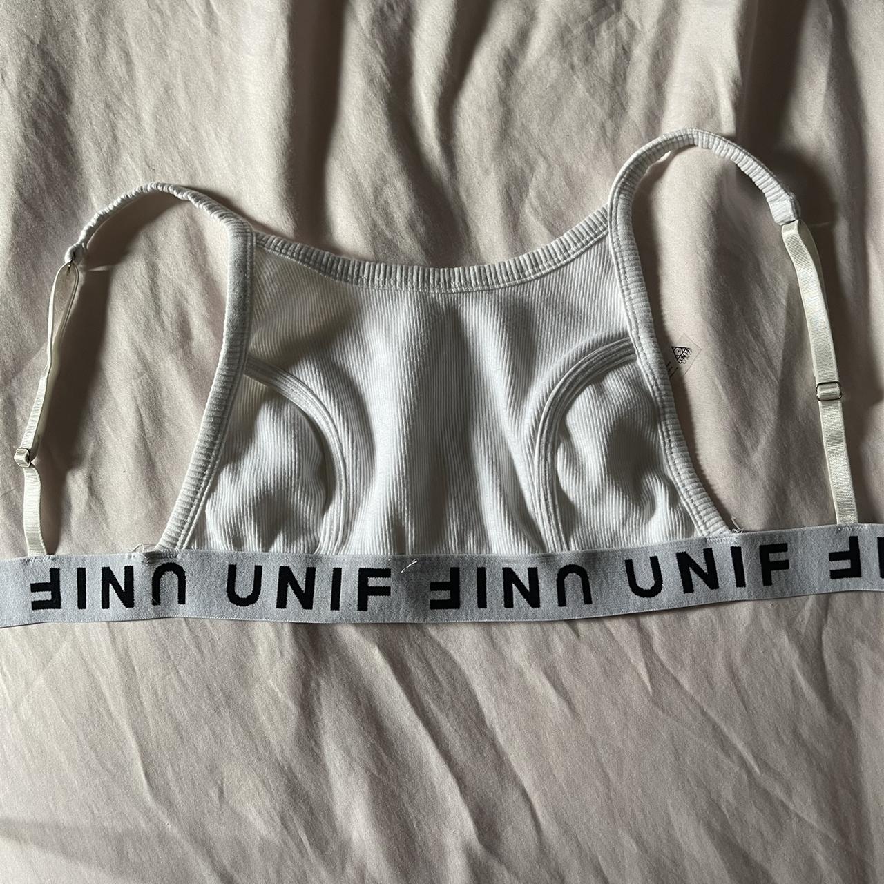 white ribbed unif top! #unif #tanktop - Depop