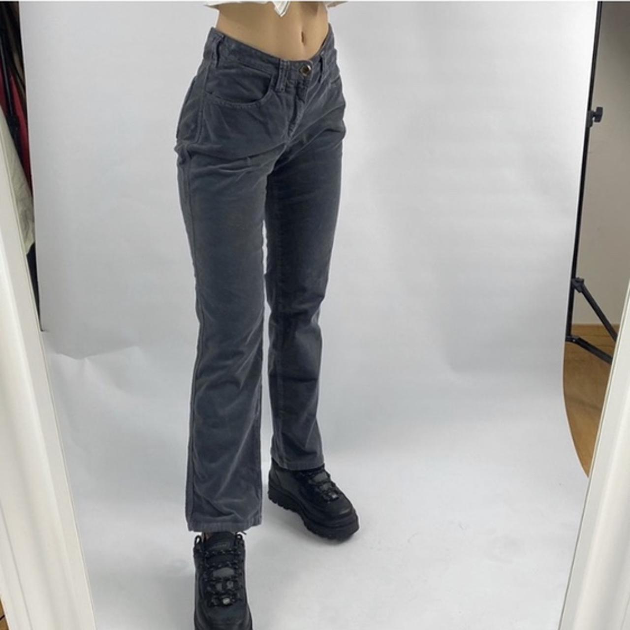 Brushed velvet Armani straight leg jeans 👖 ️ would... - Depop