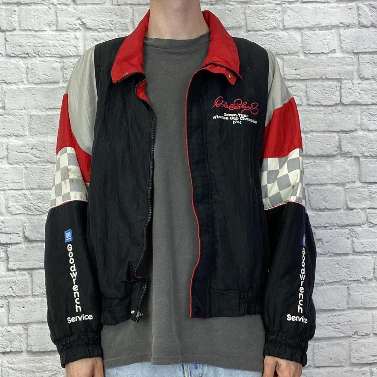 VINTAGE DALE EARNHARDT NASCAR JACKET CHAMPIONSHIP... - Depop