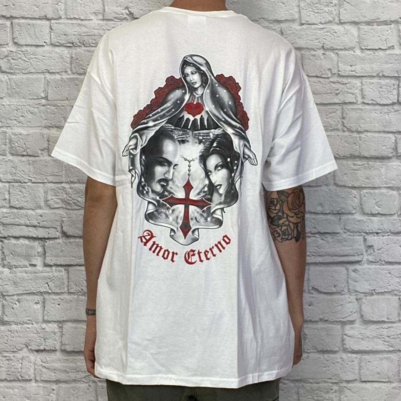 Cholo white best sale t shirt