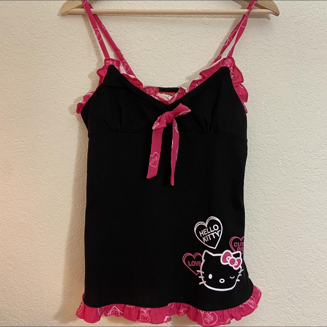 Dreamgirl Women's Pink and Black Pajamas | Depop