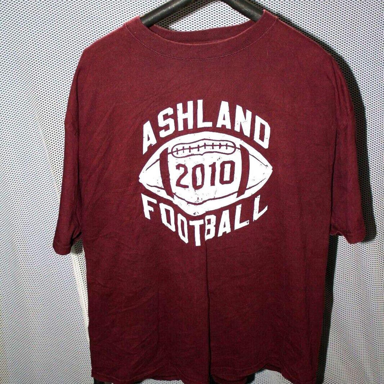 Ashland university football mens 2010 maroon adidas... - Depop