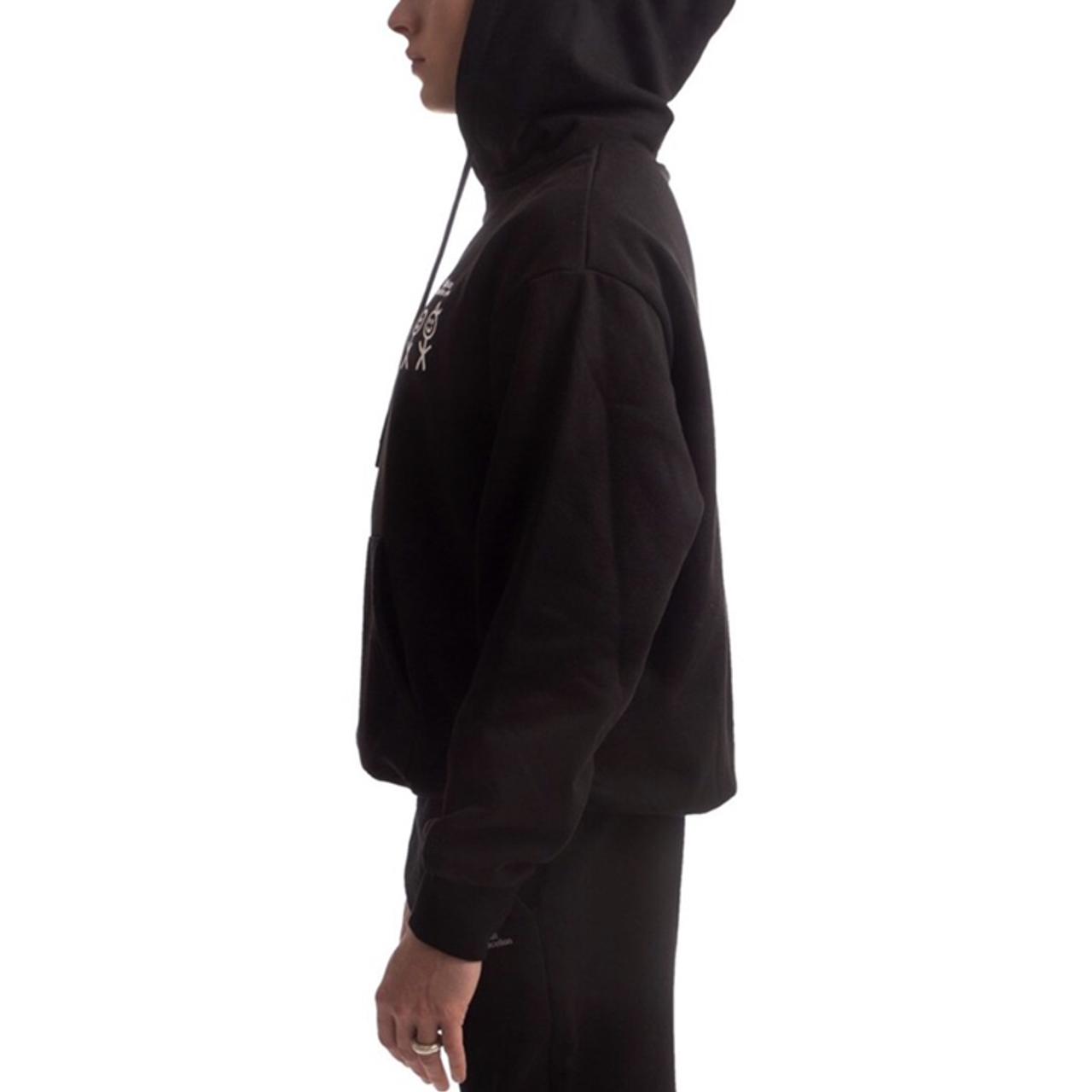 Urban Sophistication Black Hoodie White... Depop