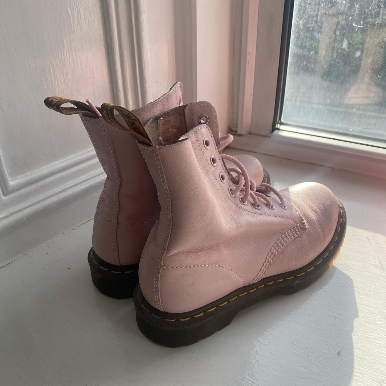 Pink dr martens boots! Bought a few years ago but... - Depop