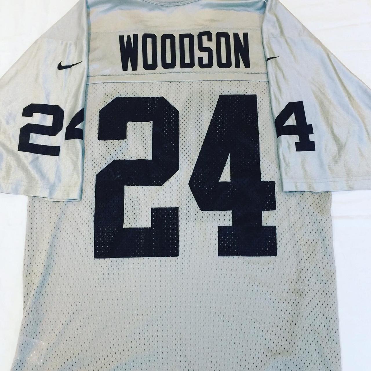 Charles Woodson silver Nike Oakland Raiders jersey. - Depop