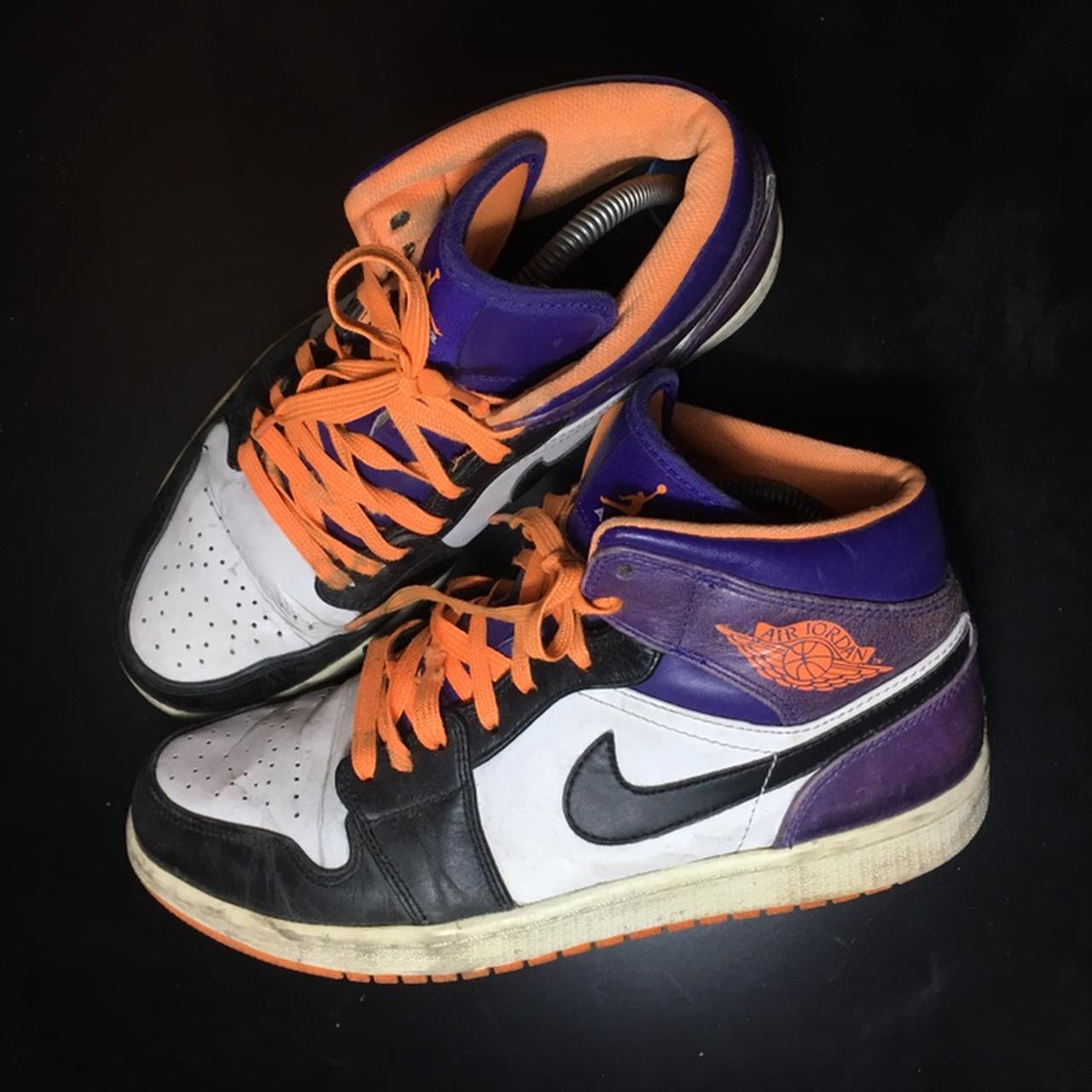 Air Jordan 1 Retro Mid Phoenix Sun UK8 US9 EURO42.5... - Depop