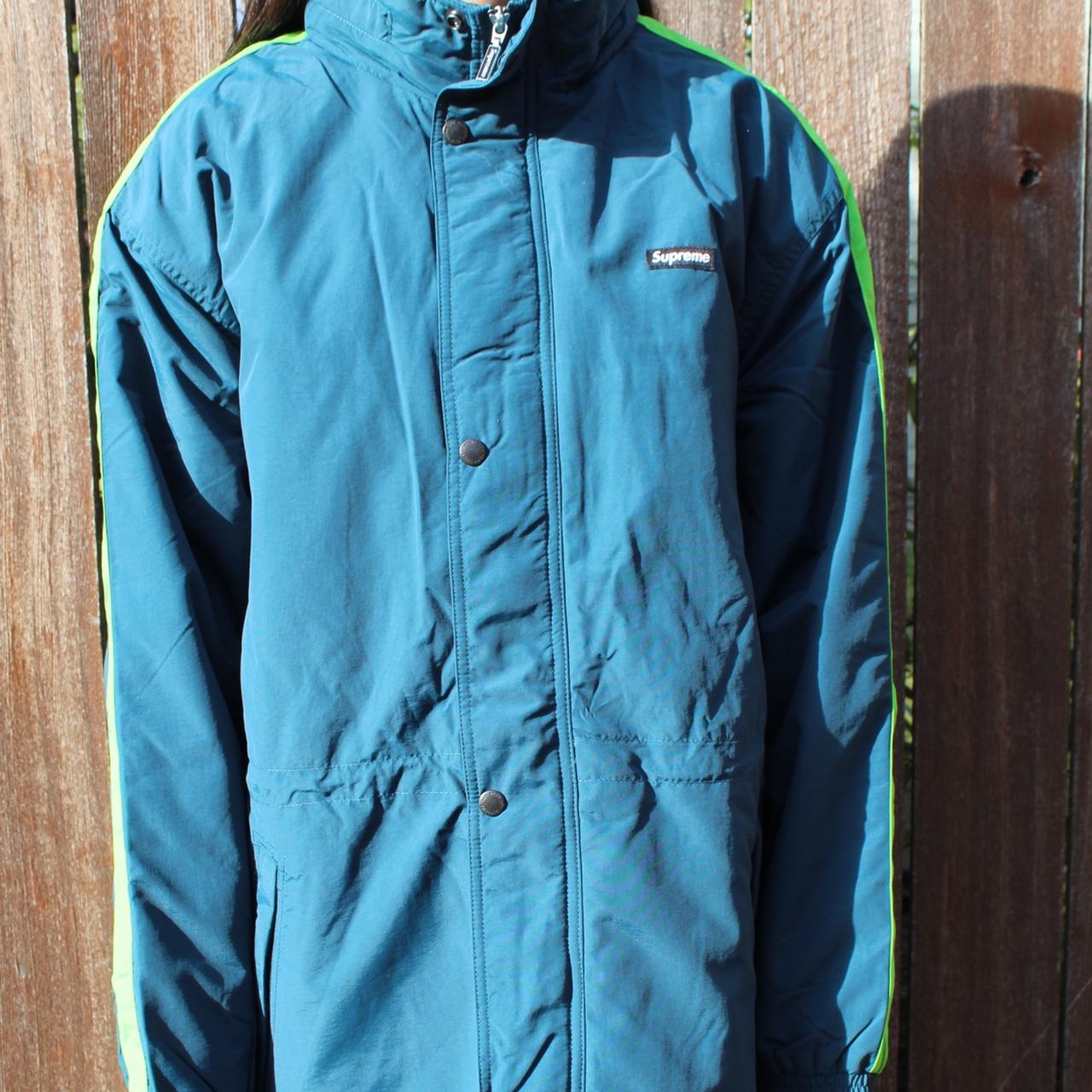 Supreme Stadium Parka Slate Large, Brand new! (Worn...