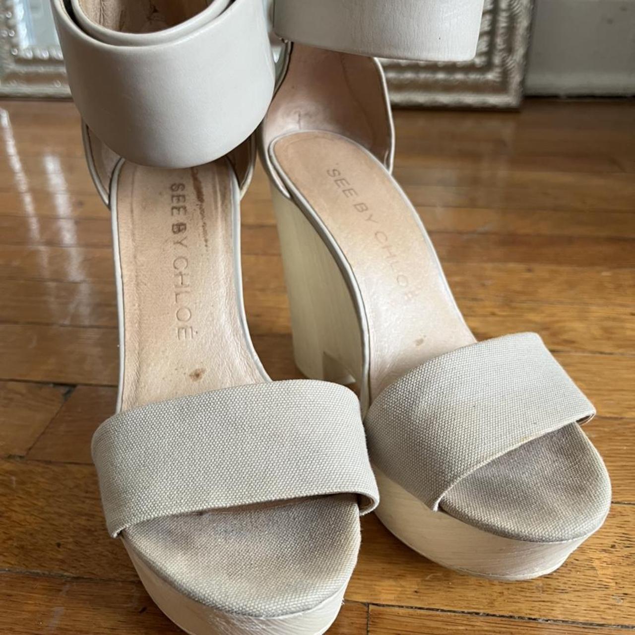 See by Chloé Women's Cream and Tan Sandals (2)