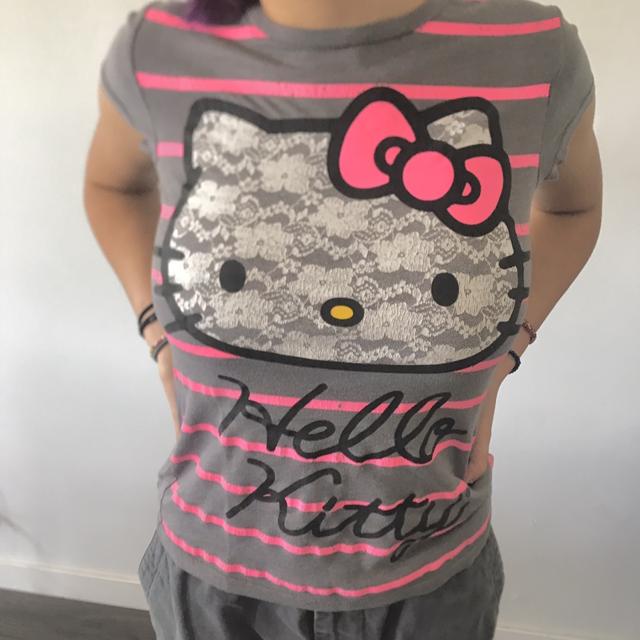 y2k hello kitty sanrio double layered holiday kitty - Depop