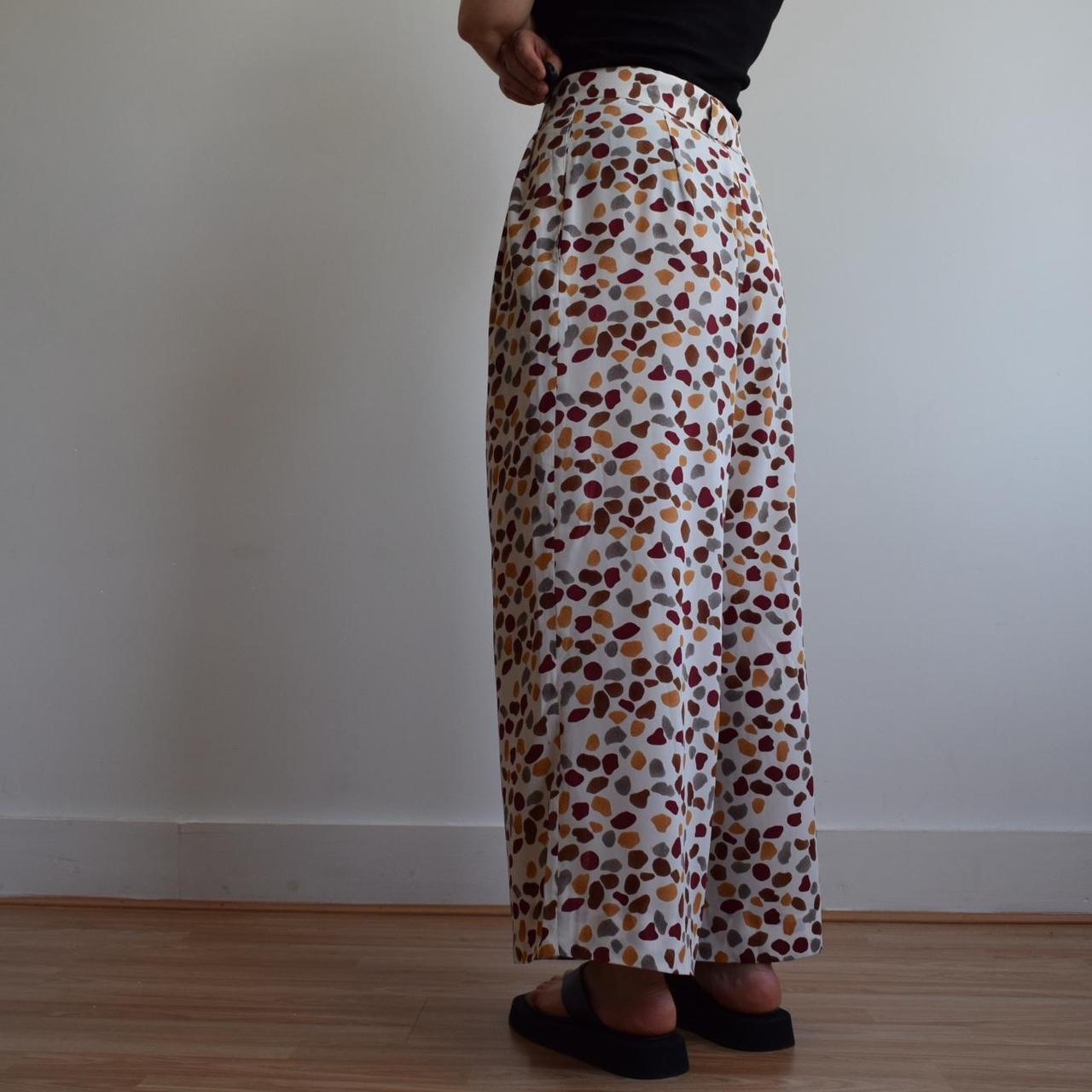 Vintage wide leg trousers. Good vintage condition,... - Depop