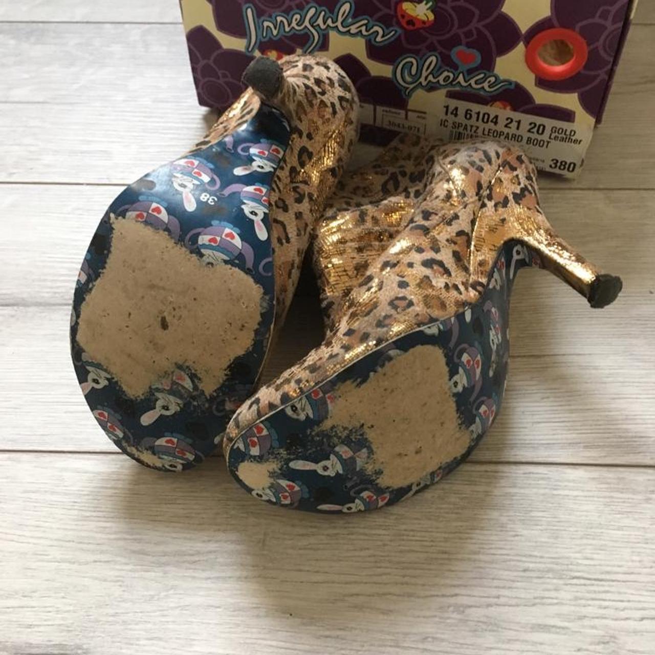 Irregular choice leopard hot sale print shoes