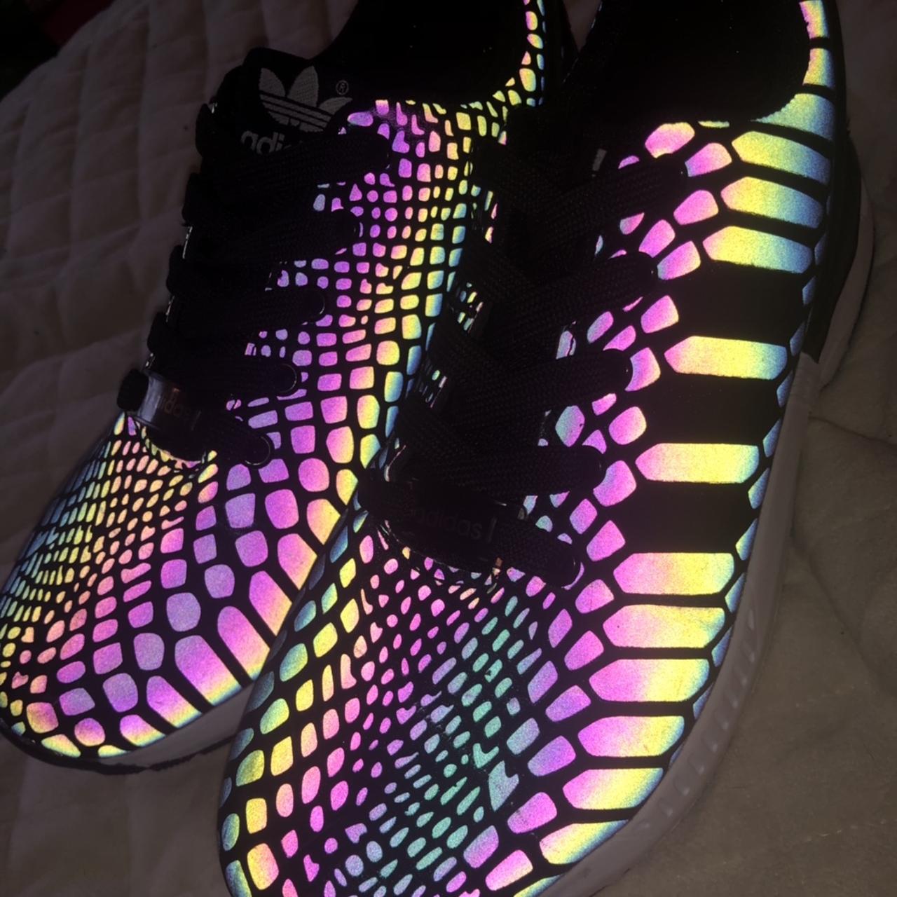 Adidas zx flux glow in the dark clearance womens