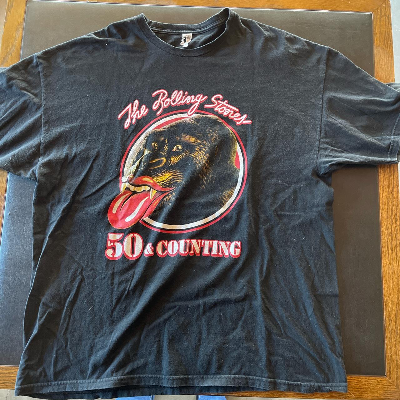 rolling stones 50 years t shirt