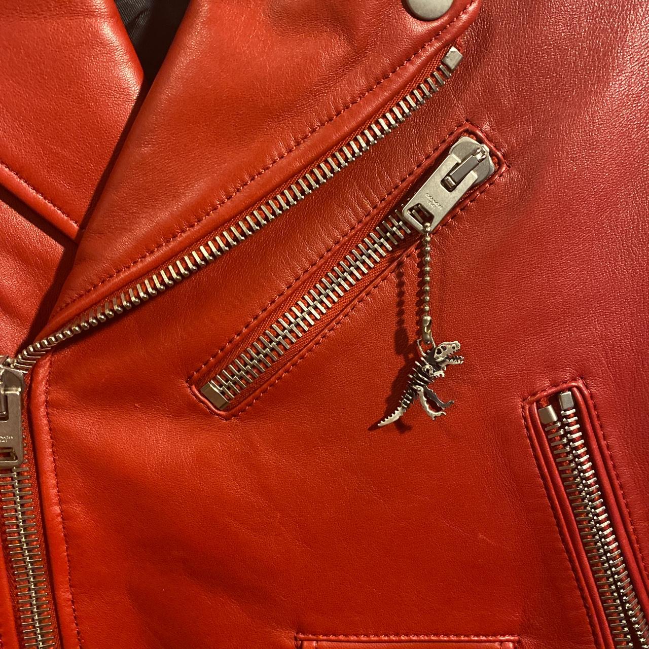 Coach Men's leather baseball jacket Real leather - Depop