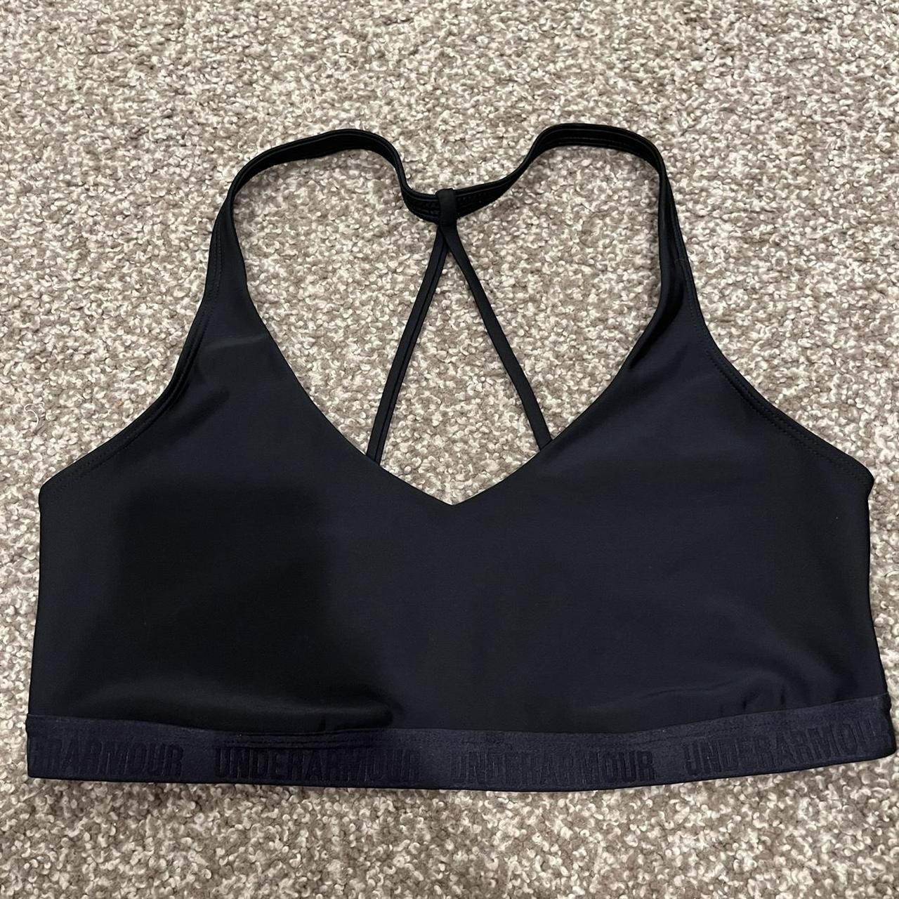 under armour sports bra no pads. about size medium Depop