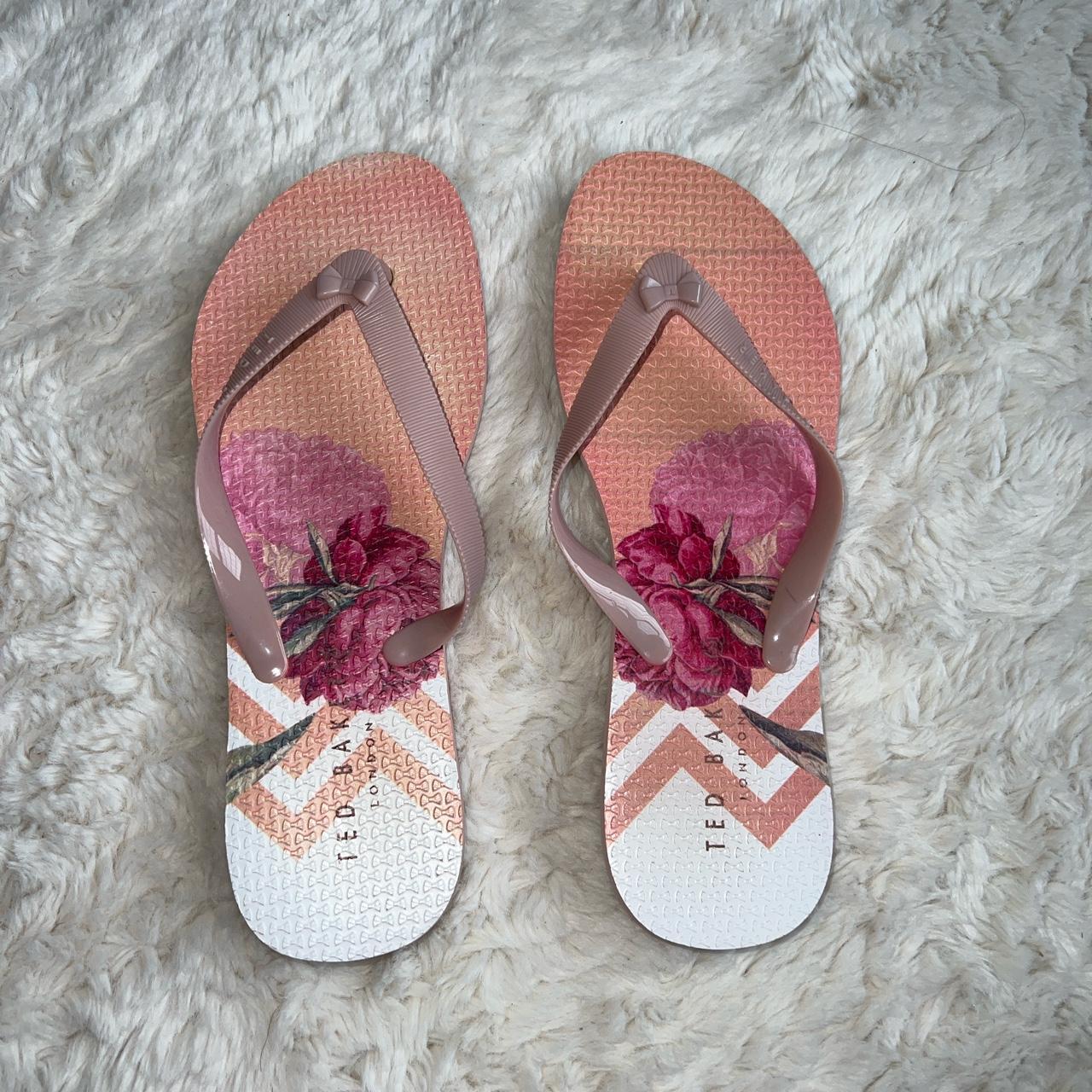 womens flip flops ted baker