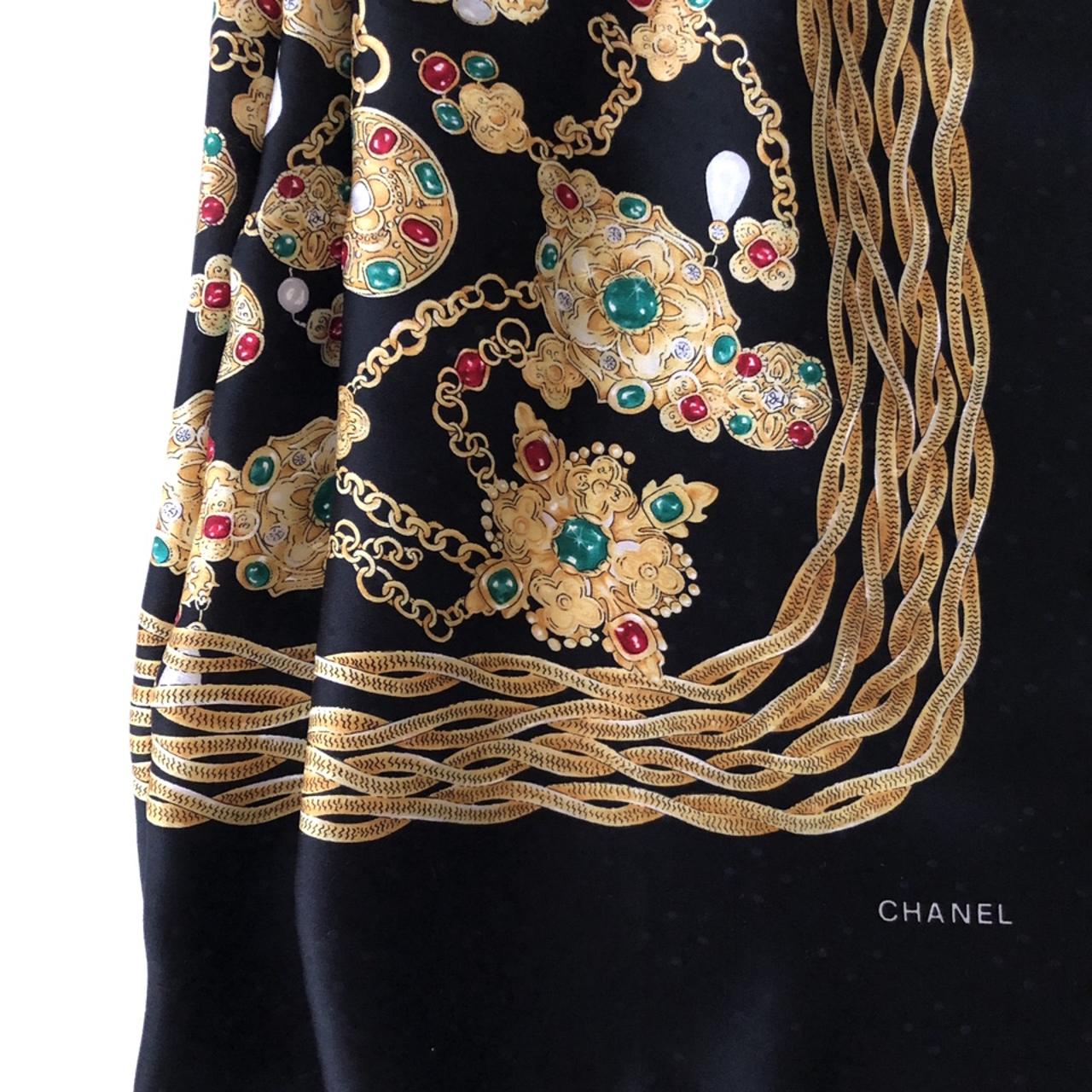 Chanel vintage silk women’s shirt. Button down