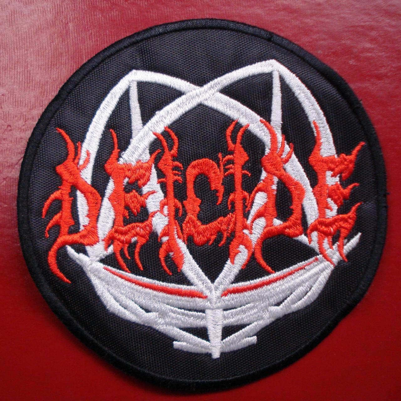 DEICIDE EMBROIDERED PATCH 279 BLACK DEATH METAL... - Depop