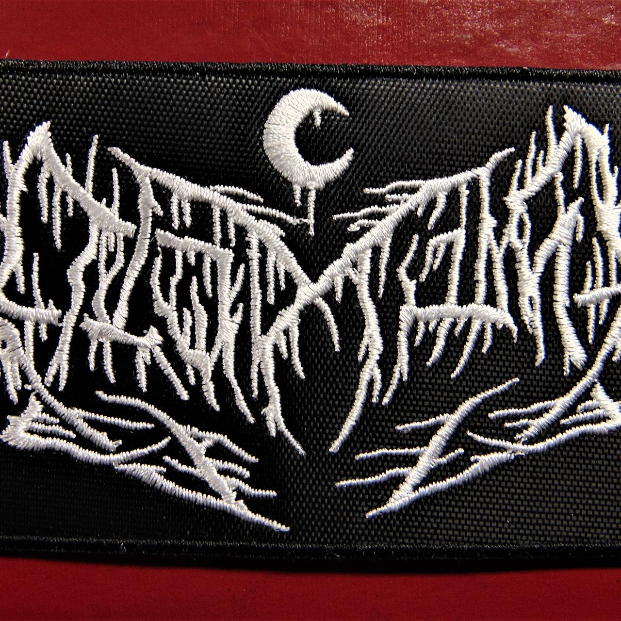 LEVIATHAN EMBROIDERED PATCH #3761 BLACK DOOM... - Depop