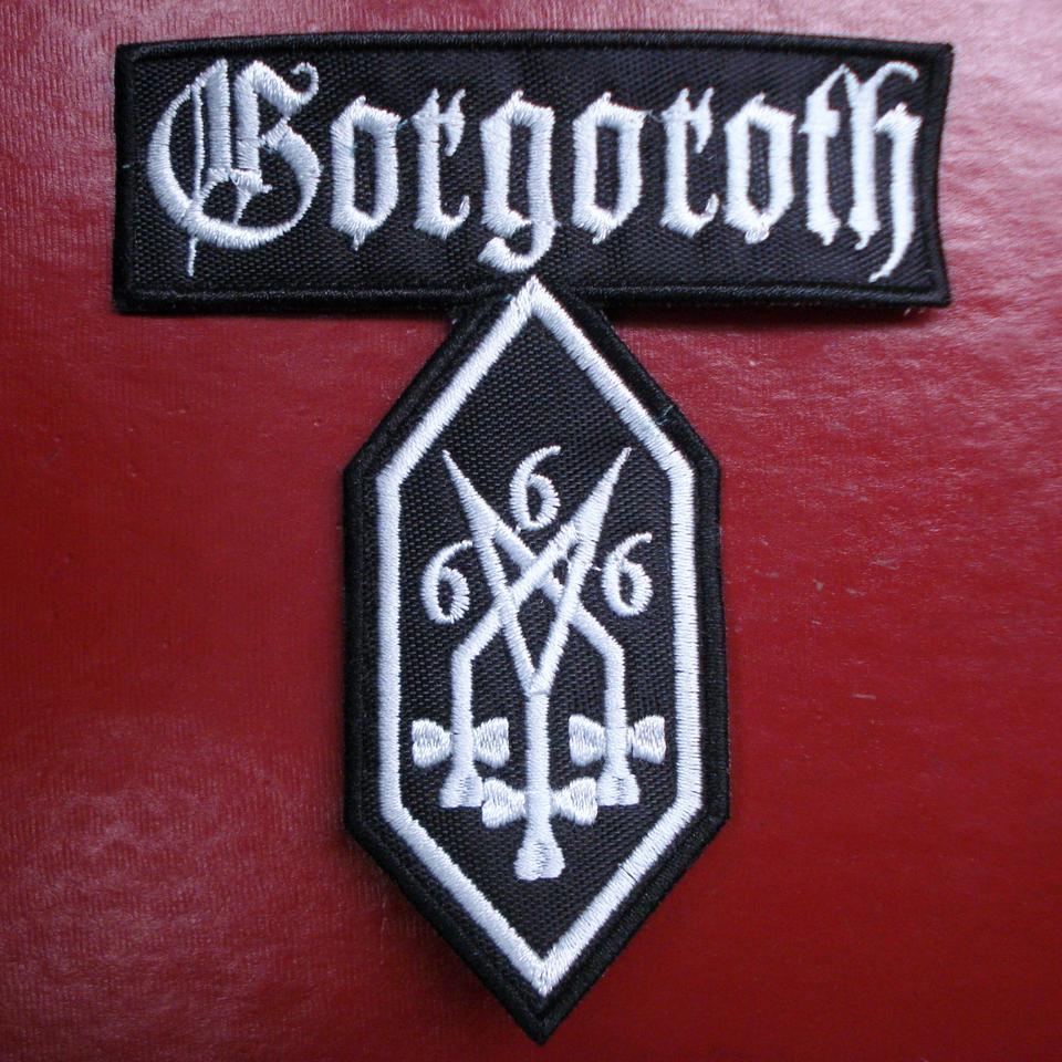 Gorgoroth Skull Cross Patch – Red Zone