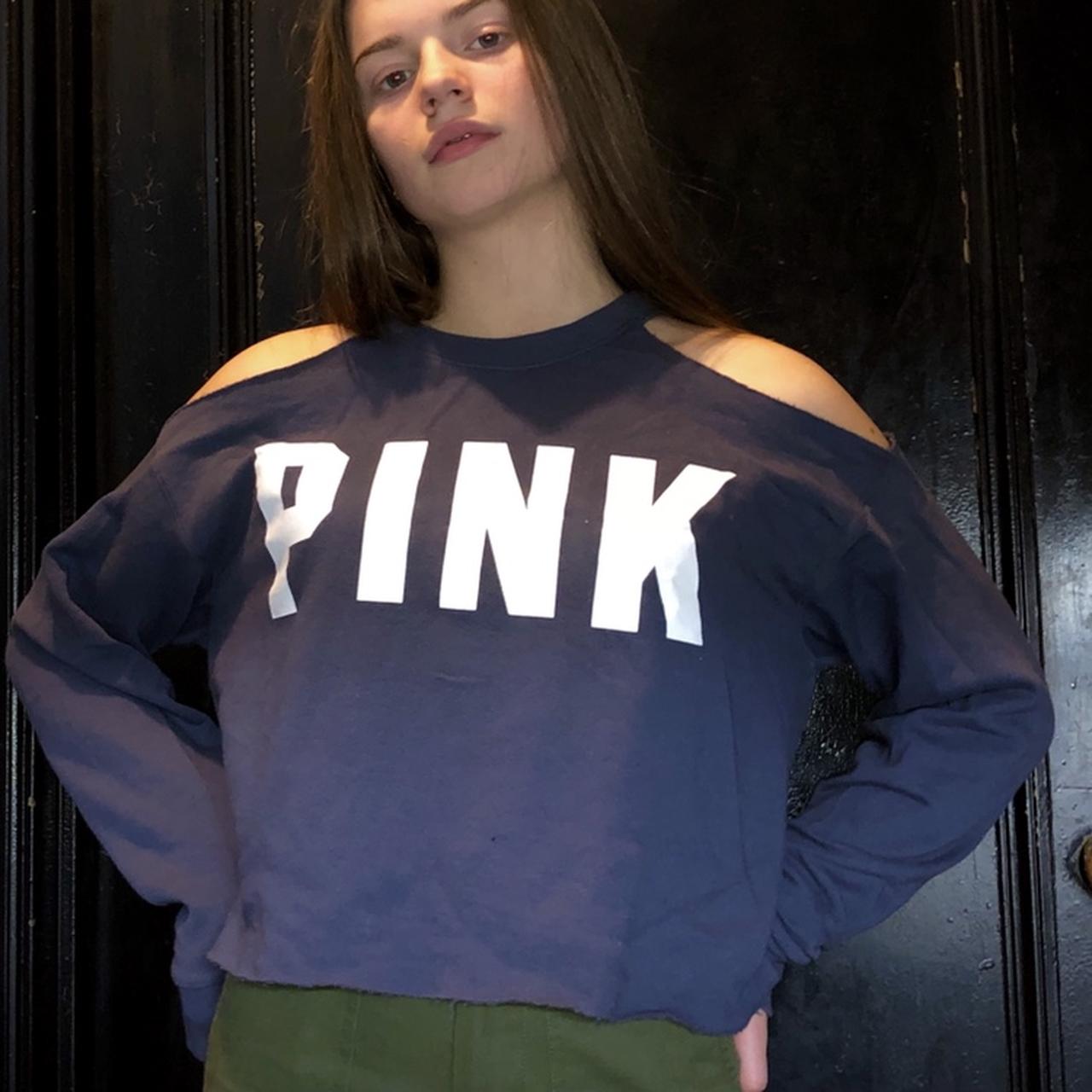 Original Victoria's secret PINK tracksuit. Top is a - Depop