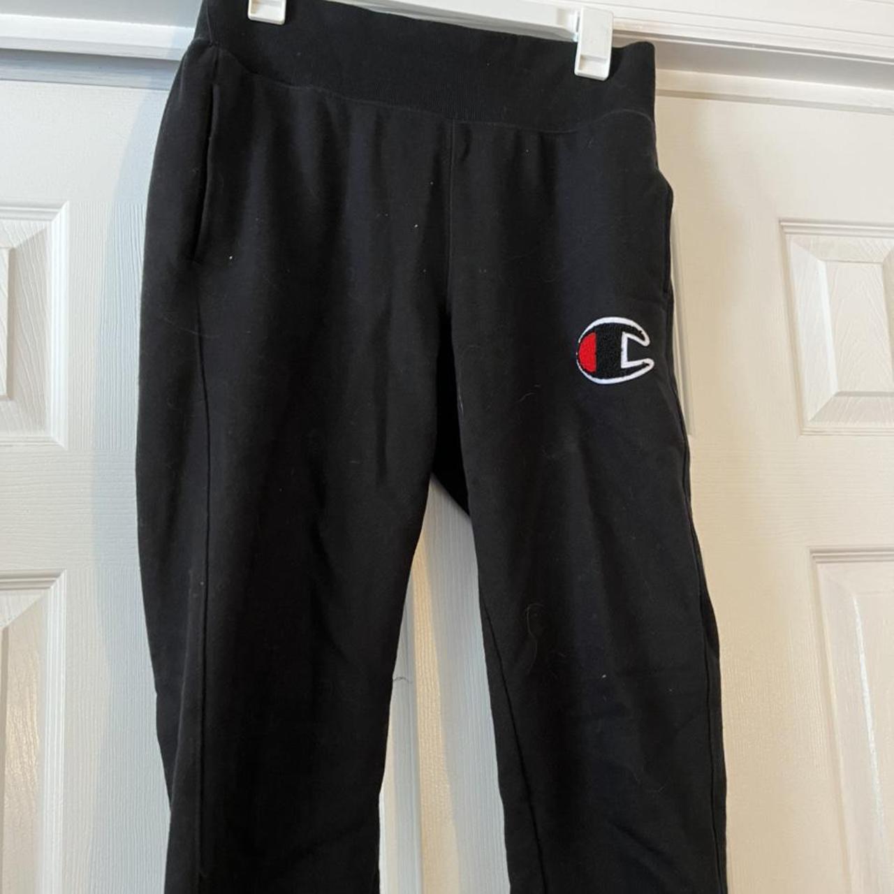 Champion Sweatpants Black Champion sweatpants!... Depop
