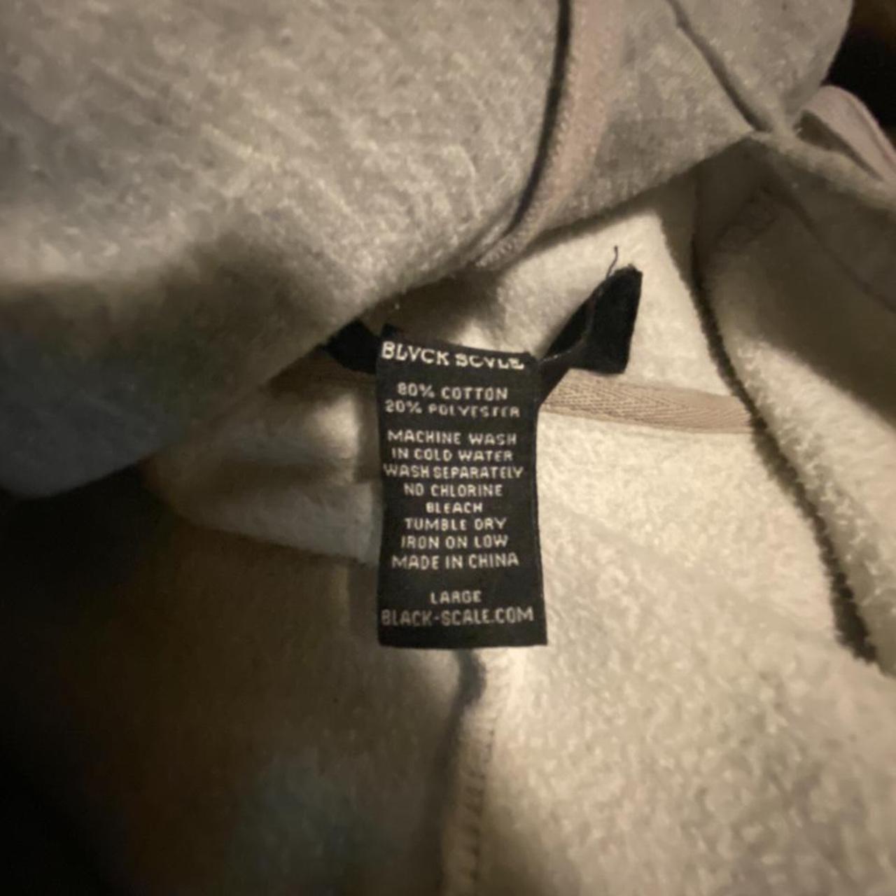 Black scale hoodie Era: modern Color: grey  - Depop