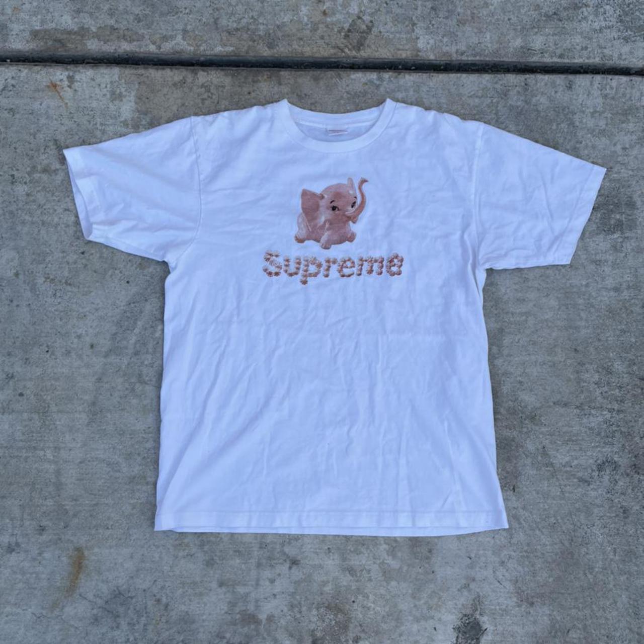 supreme elephant tee grey