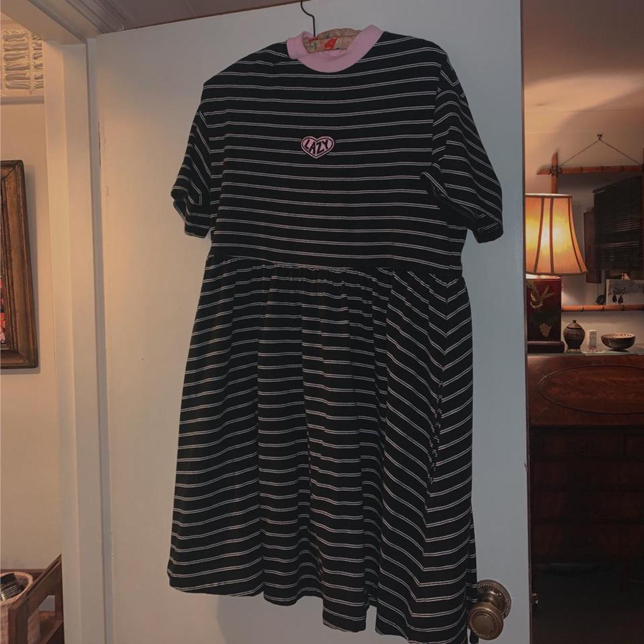 lazy oaf striped dress