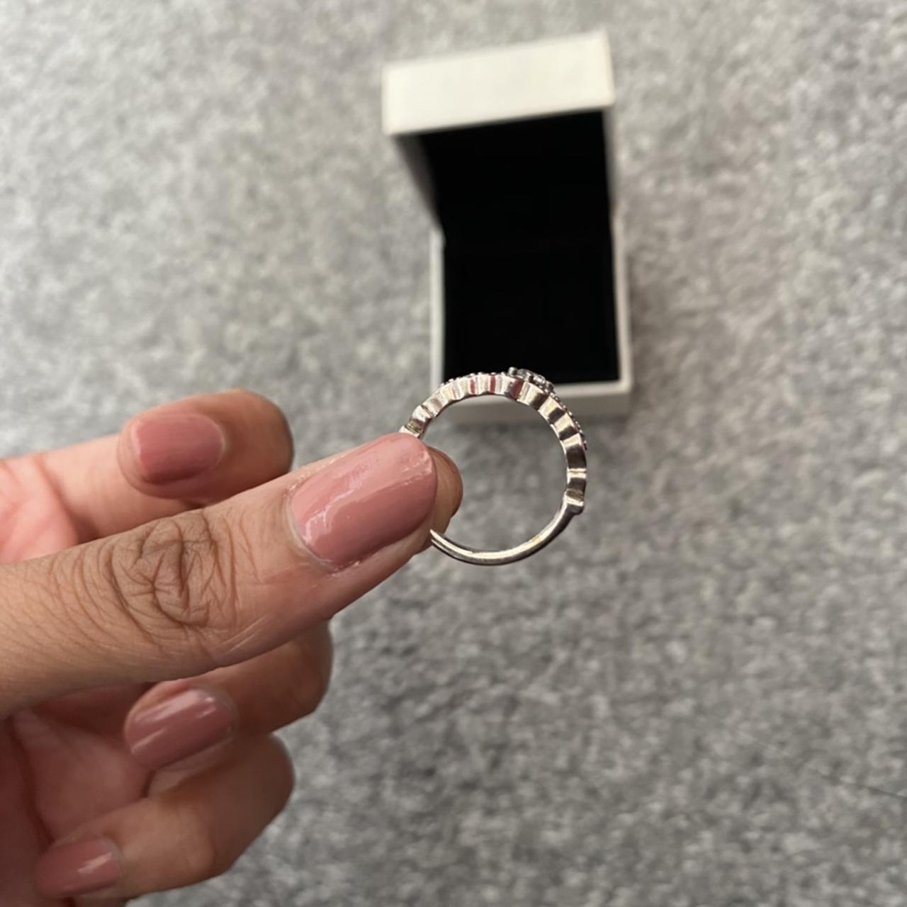 Pandora on sale glacial ring