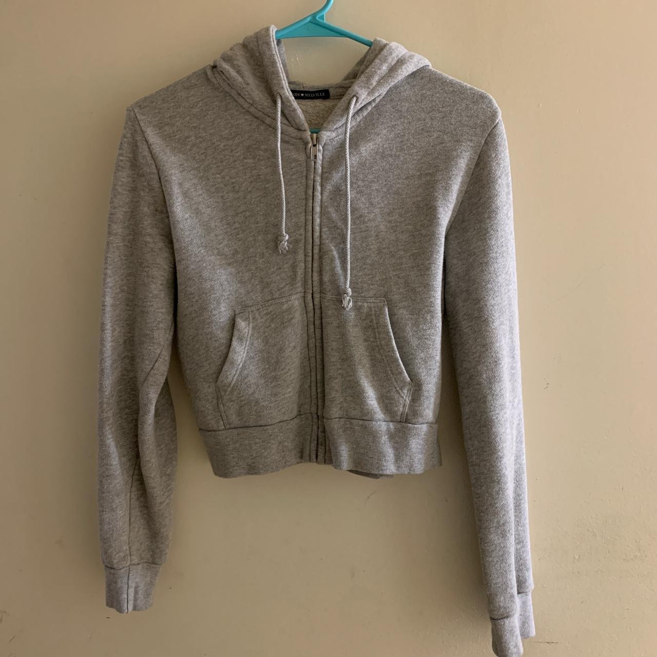 brandy grey zip up