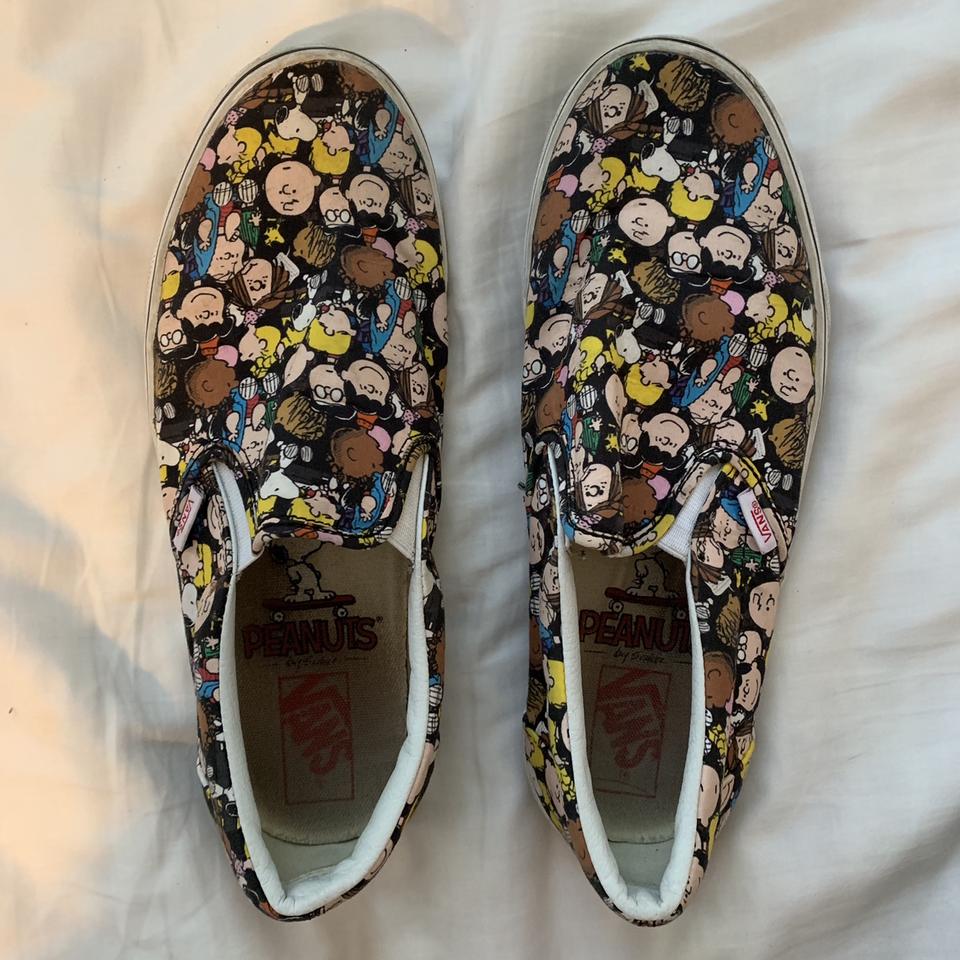 Vans x outlet peanuts slip-on shoes