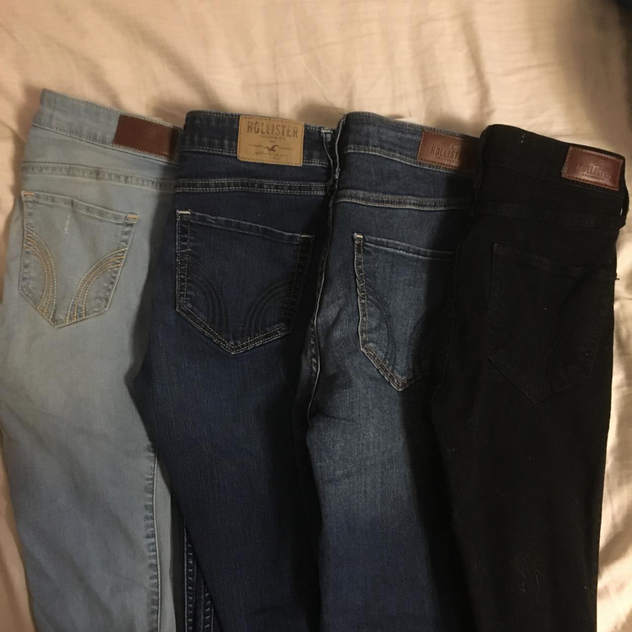 Hollister jean sizes hot sale compared american eagle