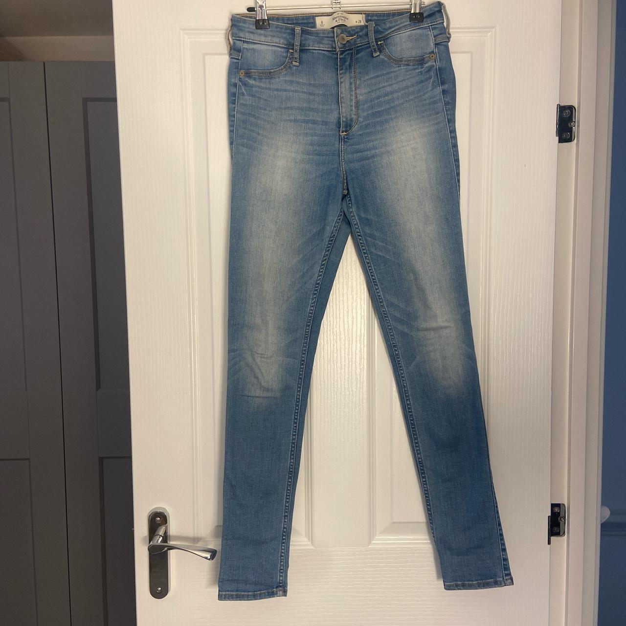 Abercrombie & fitch skinny jeans uk 10. Bought in... - Depop