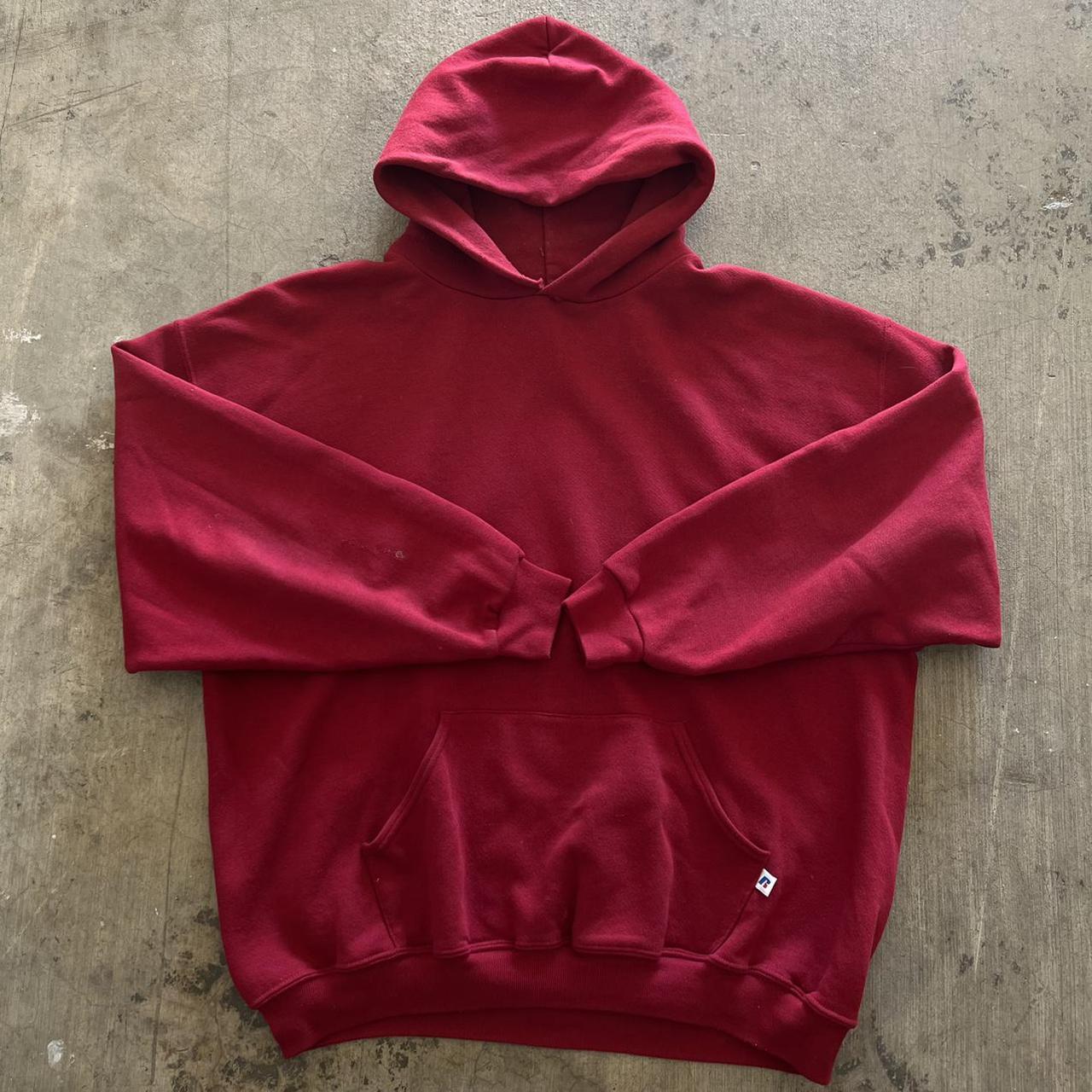 90’s RUSSELL HOODIE!! this color is so insane in... - Depop