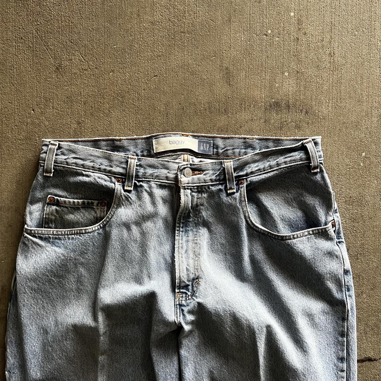 vintage washed GAP baggy jeans! incredible fit and... - Depop