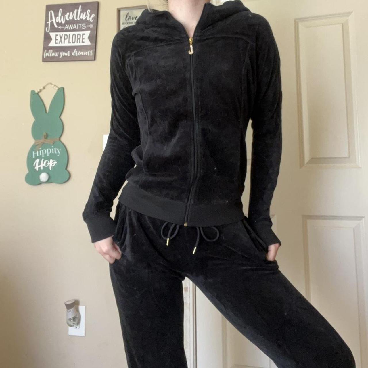 couture black tracksuit