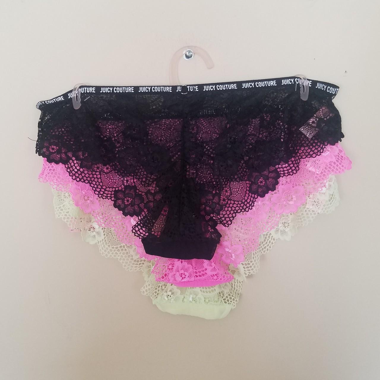 Brand new Y2K Juicy Couture set of 3 panties in size - Depop