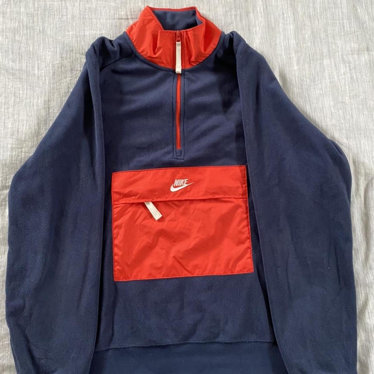 mens nike quarter zip fleece