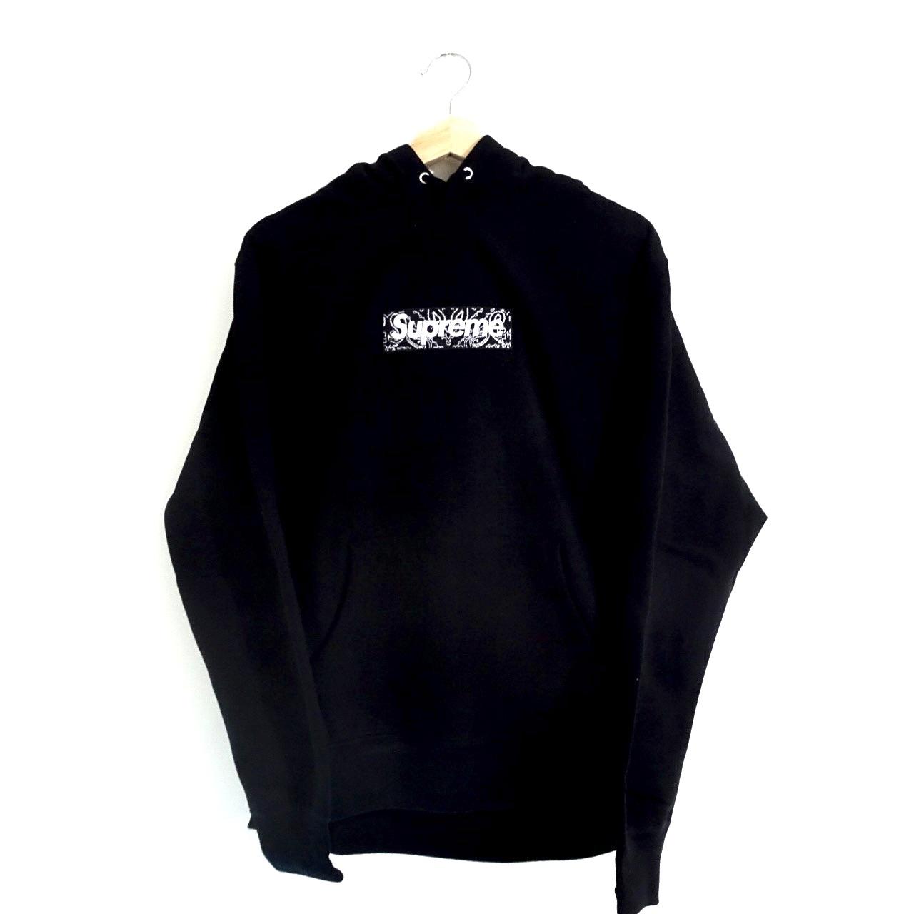 Supreme Bandana Box Logo Hoodie - Black