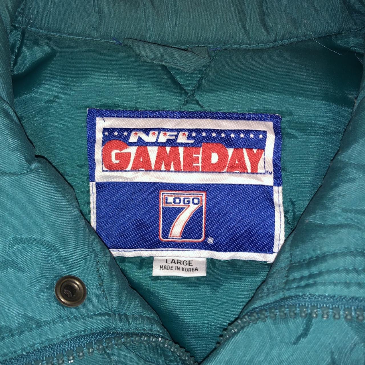 Vintage Miami Dolphins Logo 7 Game Day Puffer - Depop