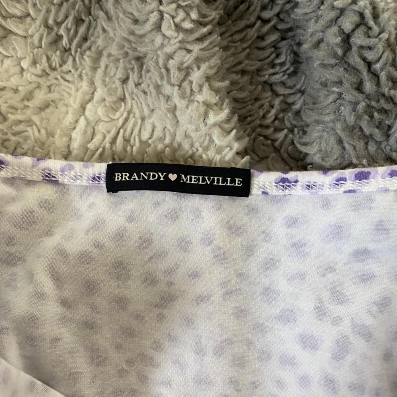 Brandy Melville, Dresses, Brandy Melville Purple Cheetah Amara Dress