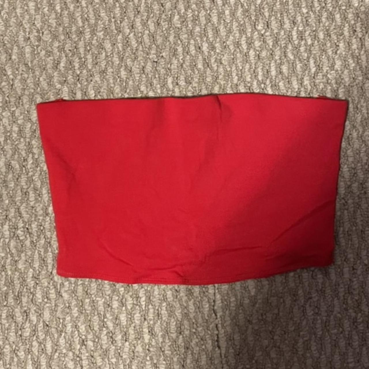 Red never worn tub top from H&M🍓Super cute basic... Depop