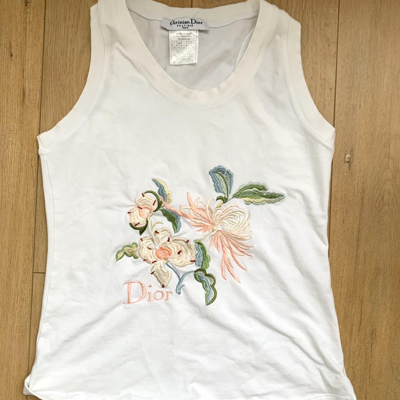 Vintage Christian Dior Tank Top!! Super rare!! USA... - Depop