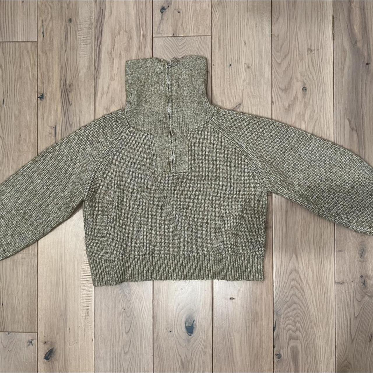 Pull&Bear Women's Brown and Tan Jumper Depop
