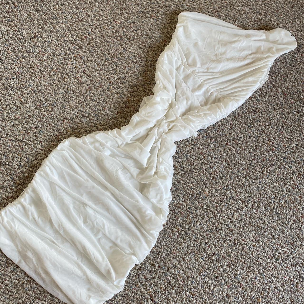 Slinky white maxi bodycon dress from Shein One... - Depop