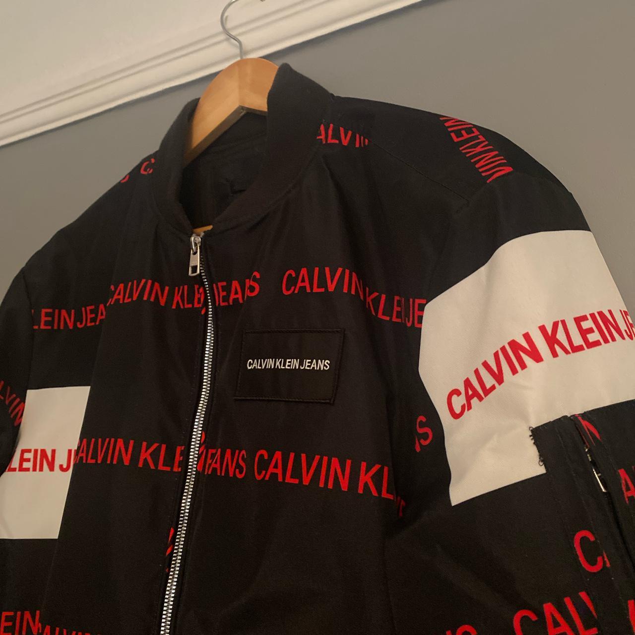 Calvin klein outlet multi logo jacket